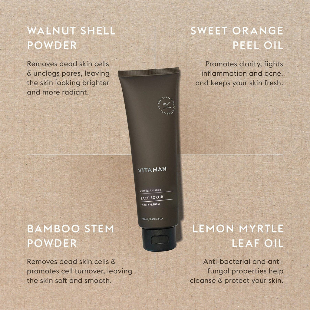 Face Scrub 100ml - Vitaman